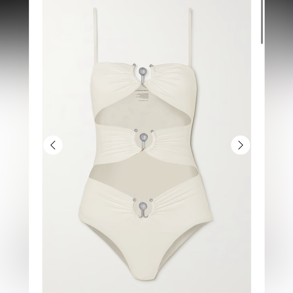Christopher Esber Cutout One Piece Swim Sz 4